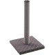 Flamingo Wilma Grey Cat Scratching Post - 58 x 33 x 69 cm - Cat Pole - Hammock and Padded Platform - Toy with Bell for More Fun