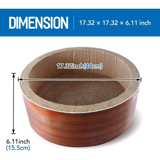 FluffyDream Cat Scratcher with Cat Toy Marble Rack, Built-in Ball, L-shaped Scratcher, Cardboard Lounge Bed, Stable and Durable, Furniture Protection, Reversible FluffyDream Cat Scratcher with Cat Toy Marble Rack, Built-in Ball, L-shaped Scratcher, Cardboard Lounge Bed, Stable and Durable, Furniture Protection, Reversible