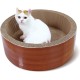 FluffyDream Cat Scratcher with Cat Toy Marble Rack, Built-in Ball, L-shaped Scratcher, Cardboard Lounge Bed, Stable and Durable, Furniture Protection, Reversible FluffyDream Cat Scratcher with Cat Toy Marble Rack, Built-in Ball, L-shaped Scratcher, Cardboard Lounge Bed, Stable and Durable, Furniture Protection, Reversible
