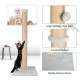 FluffyDream Cat Scratcher with Cat Toy Marble Rack, Built-in Ball, L-shaped Scratcher, Cardboard Lounge Bed, Stable and Durable, Furniture Protection, Reversible FluffyDream Cat Scratcher with Cat Toy Marble Rack, Built-in Ball, L-shaped Scratcher, Cardboard Lounge Bed, Stable and Durable, Furniture Protection, Reversible