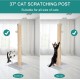 FluffyDream Cat Scratcher with Cat Toy Marble Rack, Built-in Ball, L-shaped Scratcher, Cardboard Lounge Bed, Stable and Durable, Furniture Protection, Reversible FluffyDream Cat Scratcher with Cat Toy Marble Rack, Built-in Ball, L-shaped Scratcher, Cardboard Lounge Bed, Stable and Durable, Furniture Protection, Reversible
