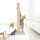 FluffyDream Cat Scratcher with Cat Toy Marble Rack, Built-in Ball, L-shaped Scratcher, Cardboard Lounge Bed, Stable and Durable, Furniture Protection, Reversible FluffyDream Cat Scratcher with Cat Toy Marble Rack, Built-in Ball, L-shaped Scratcher, Cardboard Lounge Bed, Stable and Durable, Furniture Protection, Reversible