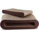 FluffyDream Cat Scratcher with Cat Toy Marble Rack, Built-in Ball, L-shaped Scratcher, Cardboard Lounge Bed, Stable and Durable, Furniture Protection, Reversible FluffyDream Cat Scratcher with Cat Toy Marble Rack, Built-in Ball, L-shaped Scratcher, Cardboard Lounge Bed, Stable and Durable, Furniture Protection, Reversible