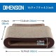 FluffyDream Cat Scratcher with Cat Toy Marble Rack, Built-in Ball, L-shaped Scratcher, Cardboard Lounge Bed, Stable and Durable, Furniture Protection, Reversible FluffyDream Cat Scratcher with Cat Toy Marble Rack, Built-in Ball, L-shaped Scratcher, Cardboard Lounge Bed, Stable and Durable, Furniture Protection, Reversible
