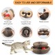FluffyDream Cat Scratcher with Cat Toy Marble Rack, Built-in Ball, L-shaped Scratcher, Cardboard Lounge Bed, Stable and Durable, Furniture Protection, Reversible FluffyDream Cat Scratcher with Cat Toy Marble Rack, Built-in Ball, L-shaped Scratcher, Cardboard Lounge Bed, Stable and Durable, Furniture Protection, Reversible