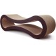 FluffyDream Cat Scratcher with Cat Toy Marble Rack, Built-in Ball, L-shaped Scratcher, Cardboard Lounge Bed, Stable and Durable, Furniture Protection, Reversible FluffyDream Cat Scratcher with Cat Toy Marble Rack, Built-in Ball, L-shaped Scratcher, Cardboard Lounge Bed, Stable and Durable, Furniture Protection, Reversible