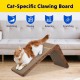 FluffyDream Cat Scratcher with Cat Toy Marble Rack, Built-in Ball, L-shaped Scratcher, Cardboard Lounge Bed, Stable and Durable, Furniture Protection, Reversible FluffyDream Cat Scratcher with Cat Toy Marble Rack, Built-in Ball, L-shaped Scratcher, Cardboard Lounge Bed, Stable and Durable, Furniture Protection, Reversible