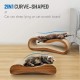 FluffyDream Cat Scratcher with Cat Toy Marble Rack, Built-in Ball, L-shaped Scratcher, Cardboard Lounge Bed, Stable and Durable, Furniture Protection, Reversible FluffyDream Cat Scratcher with Cat Toy Marble Rack, Built-in Ball, L-shaped Scratcher, Cardboard Lounge Bed, Stable and Durable, Furniture Protection, Reversible