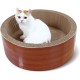 FluffyDream Cat Scratcher with Cat Toy Marble Rack, Built-in Ball, L-shaped Scratcher, Cardboard Lounge Bed, Stable and Durable, Furniture Protection, Reversible FluffyDream Cat Scratcher with Cat Toy Marble Rack, Built-in Ball, L-shaped Scratcher, Cardboard Lounge Bed, Stable and Durable, Furniture Protection, Reversible