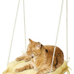 Foppla Cat Window Hammock, Easy to Assemble, Cat Window Perch with 4 Suction Cups, Comfortable Pet Hammock for Indoor Pets (Style 1) Foppla Cat Window Hammock, Easy to Assemble, Cat Window Perch with 4 Suction Cups, Comfortable Pet Hammock for Indoor Pets (Style 1)