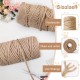 Fosoloni Sisal Rope for Scratching Post, 9 mm x 30 m, Natural Sisal Rope, Sisal Cat Tree Cord Including 3 Cat Toys, Scratching Post Sisal Rope for Cats, Scratching Post, Scratching Rope, Household Fosoloni Sisal Rope for Scratching Post, 9 mm x 30 m, Natural Sisal Rope, Sisal Cat Tree Cord Including 3 Cat Toys, Scratching Post Sisal Rope for Cats, Scratching Post, Scratching Rope, Household