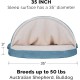 FurHaven 24 Inch Round Small Doughnut Dog Bed Plush Velvet Waves Hooded Calming Cuddler, Washable - Dark Grey, Small FurHaven 24 Inch Round Small Doughnut Dog Bed Plush Velvet Waves Hooded Calming Cuddler, Washable - Dark Grey, Small