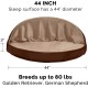 FurHaven 24 Inch Round Small Doughnut Dog Bed Plush Velvet Waves Hooded Calming Cuddler, Washable - Dark Grey, Small FurHaven 24 Inch Round Small Doughnut Dog Bed Plush Velvet Waves Hooded Calming Cuddler, Washable - Dark Grey, Small
