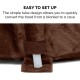 FurHaven 24 Inch Round Small Doughnut Dog Bed Plush Velvet Waves Hooded Calming Cuddler, Washable - Dark Grey, Small FurHaven 24 Inch Round Small Doughnut Dog Bed Plush Velvet Waves Hooded Calming Cuddler, Washable - Dark Grey, Small