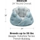FurHaven 24 Inch Round Small Doughnut Dog Bed Plush Velvet Waves Hooded Calming Cuddler, Washable - Dark Grey, Small FurHaven 24 Inch Round Small Doughnut Dog Bed Plush Velvet Waves Hooded Calming Cuddler, Washable - Dark Grey, Small