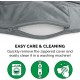 FurHaven 24 Inch Round Small Doughnut Dog Bed Plush Velvet Waves Hooded Calming Cuddler, Washable - Dark Grey, Small FurHaven 24 Inch Round Small Doughnut Dog Bed Plush Velvet Waves Hooded Calming Cuddler, Washable - Dark Grey, Small