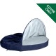 FurHaven 24 Inch Round Small Doughnut Dog Bed Plush Velvet Waves Hooded Calming Cuddler, Washable - Dark Grey, Small FurHaven 24 Inch Round Small Doughnut Dog Bed Plush Velvet Waves Hooded Calming Cuddler, Washable - Dark Grey, Small
