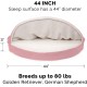 FurHaven 24 Inch Round Small Doughnut Dog Bed Plush Velvet Waves Hooded Calming Cuddler, Washable - Dark Grey, Small FurHaven 24 Inch Round Small Doughnut Dog Bed Plush Velvet Waves Hooded Calming Cuddler, Washable - Dark Grey, Small