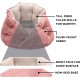 FurHaven 24 Inch Round Small Doughnut Dog Bed Plush Velvet Waves Hooded Calming Cuddler, Washable - Dark Grey, Small FurHaven 24 Inch Round Small Doughnut Dog Bed Plush Velvet Waves Hooded Calming Cuddler, Washable - Dark Grey, Small