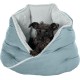 FurHaven 24 Inch Round Small Doughnut Dog Bed Plush Velvet Waves Hooded Calming Cuddler, Washable - Dark Grey, Small FurHaven 24 Inch Round Small Doughnut Dog Bed Plush Velvet Waves Hooded Calming Cuddler, Washable - Dark Grey, Small