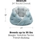 FurHaven 24 Inch Round Small Doughnut Dog Bed Plush Velvet Waves Hooded Calming Cuddler, Washable - Dark Grey, Small FurHaven 24 Inch Round Small Doughnut Dog Bed Plush Velvet Waves Hooded Calming Cuddler, Washable - Dark Grey, Small