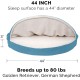 FurHaven 24 Inch Round Small Doughnut Dog Bed Plush Velvet Waves Hooded Calming Cuddler, Washable - Dark Grey, Small FurHaven 24 Inch Round Small Doughnut Dog Bed Plush Velvet Waves Hooded Calming Cuddler, Washable - Dark Grey, Small