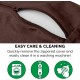 FurHaven 24 Inch Round Small Doughnut Dog Bed Plush Velvet Waves Hooded Calming Cuddler, Washable - Dark Grey, Small FurHaven 24 Inch Round Small Doughnut Dog Bed Plush Velvet Waves Hooded Calming Cuddler, Washable - Dark Grey, Small