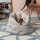 FurHaven 24 Inch Round Small Doughnut Dog Bed Plush Velvet Waves Hooded Calming Cuddler, Washable - Dark Grey, Small FurHaven 24 Inch Round Small Doughnut Dog Bed Plush Velvet Waves Hooded Calming Cuddler, Washable - Dark Grey, Small