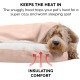 FurHaven 24 Inch Round Small Doughnut Dog Bed Plush Velvet Waves Hooded Calming Cuddler, Washable - Dark Grey, Small FurHaven 24 Inch Round Small Doughnut Dog Bed Plush Velvet Waves Hooded Calming Cuddler, Washable - Dark Grey, Small