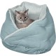 FurHaven 24 Inch Round Small Doughnut Dog Bed Plush Velvet Waves Hooded Calming Cuddler, Washable - Dark Grey, Small FurHaven 24 Inch Round Small Doughnut Dog Bed Plush Velvet Waves Hooded Calming Cuddler, Washable - Dark Grey, Small