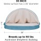 FurHaven 24 Inch Round Small Doughnut Dog Bed Plush Velvet Waves Hooded Calming Cuddler, Washable - Dark Grey, Small FurHaven 24 Inch Round Small Doughnut Dog Bed Plush Velvet Waves Hooded Calming Cuddler, Washable - Dark Grey, Small