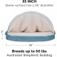 FurHaven 24 Inch Round Small Doughnut Dog Bed Plush Velvet Waves Hooded Calming Cuddler, Washable - Dark Grey, Small FurHaven 24 Inch Round Small Doughnut Dog Bed Plush Velvet Waves Hooded Calming Cuddler, Washable - Dark Grey, Small
