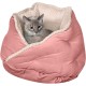 FurHaven 24 Inch Round Small Doughnut Dog Bed Plush Velvet Waves Hooded Calming Cuddler, Washable - Dark Grey, Small FurHaven 24 Inch Round Small Doughnut Dog Bed Plush Velvet Waves Hooded Calming Cuddler, Washable - Dark Grey, Small