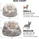 FurHaven 24 Inch Round Small Doughnut Dog Bed Plush Velvet Waves Hooded Calming Cuddler, Washable - Dark Grey, Small FurHaven 24 Inch Round Small Doughnut Dog Bed Plush Velvet Waves Hooded Calming Cuddler, Washable - Dark Grey, Small