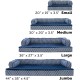 FurHaven Pet Quilted Orthopedic Sofa Bed, Large, Silver Gray FurHaven Pet Quilted Orthopedic Sofa Bed, Large, Silver Gray