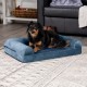 FurHaven Pet Quilted Orthopedic Sofa Bed, Large, Silver Gray FurHaven Pet Quilted Orthopedic Sofa Bed, Large, Silver Gray