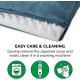 FurHaven Pet Quilted Orthopedic Sofa Bed, Large, Silver Gray FurHaven Pet Quilted Orthopedic Sofa Bed, Large, Silver Gray