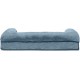 FurHaven Pet Quilted Orthopedic Sofa Bed, Large, Silver Gray FurHaven Pet Quilted Orthopedic Sofa Bed, Large, Silver Gray