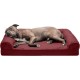 FurHaven Pet Quilted Orthopedic Sofa Bed, Large, Silver Gray FurHaven Pet Quilted Orthopedic Sofa Bed, Large, Silver Gray