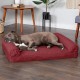 FurHaven Pet Quilted Orthopedic Sofa Bed, Large, Silver Gray FurHaven Pet Quilted Orthopedic Sofa Bed, Large, Silver Gray