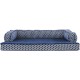 FurHaven Pet Quilted Orthopedic Sofa Bed, Large, Silver Gray FurHaven Pet Quilted Orthopedic Sofa Bed, Large, Silver Gray