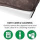 FurHaven Pet Quilted Orthopedic Sofa Bed, Large, Silver Gray FurHaven Pet Quilted Orthopedic Sofa Bed, Large, Silver Gray