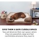 FurHaven Pet Quilted Orthopedic Sofa Bed, Large, Silver Gray FurHaven Pet Quilted Orthopedic Sofa Bed, Large, Silver Gray