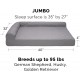 FurHaven Pet Quilted Orthopedic Sofa Bed, Large, Silver Gray FurHaven Pet Quilted Orthopedic Sofa Bed, Large, Silver Gray