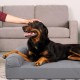 FurHaven Pet Quilted Orthopedic Sofa Bed, Large, Silver Gray FurHaven Pet Quilted Orthopedic Sofa Bed, Large, Silver Gray