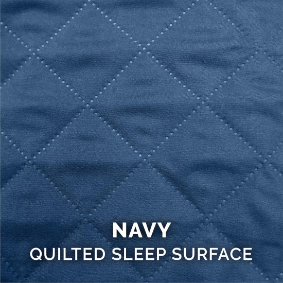 FurHaven Pet Quilted Orthopedic Sofa Bed, Large, Silver Gray FurHaven Pet Quilted Orthopedic Sofa Bed, Large, Silver Gray