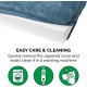 FurHaven Pet Quilted Orthopedic Sofa Bed, Large, Silver Gray FurHaven Pet Quilted Orthopedic Sofa Bed, Large, Silver Gray