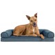 FurHaven Pet Quilted Orthopedic Sofa Bed, Large, Silver Gray FurHaven Pet Quilted Orthopedic Sofa Bed, Large, Silver Gray