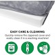 FurHaven Pet Quilted Orthopedic Sofa Bed, Large, Silver Gray FurHaven Pet Quilted Orthopedic Sofa Bed, Large, Silver Gray
