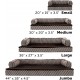 FurHaven Pet Quilted Orthopedic Sofa Bed, Large, Silver Gray FurHaven Pet Quilted Orthopedic Sofa Bed, Large, Silver Gray